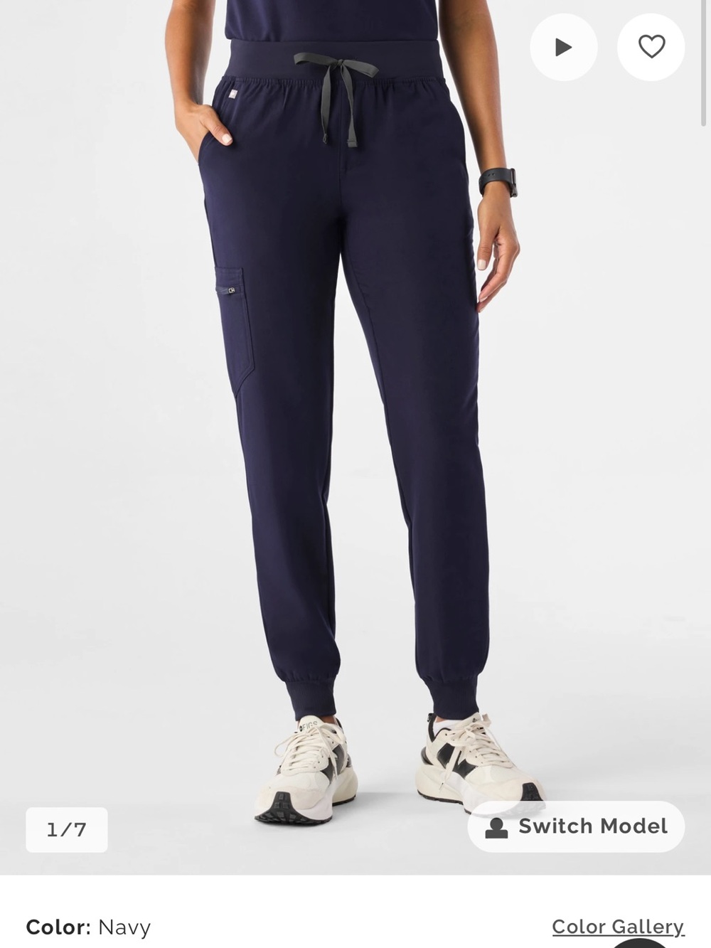 Figs Zamora Navy Women’s Scrub Pants MP